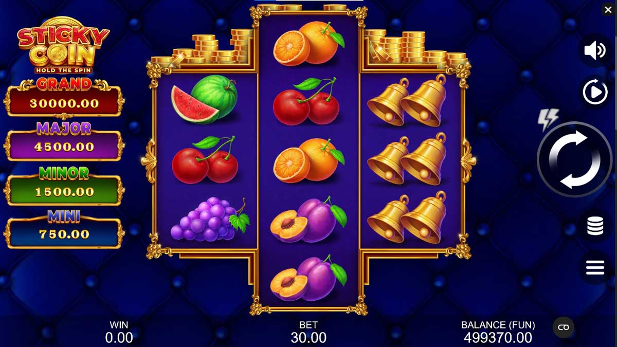 Sticky Coin slot machine game screenshot