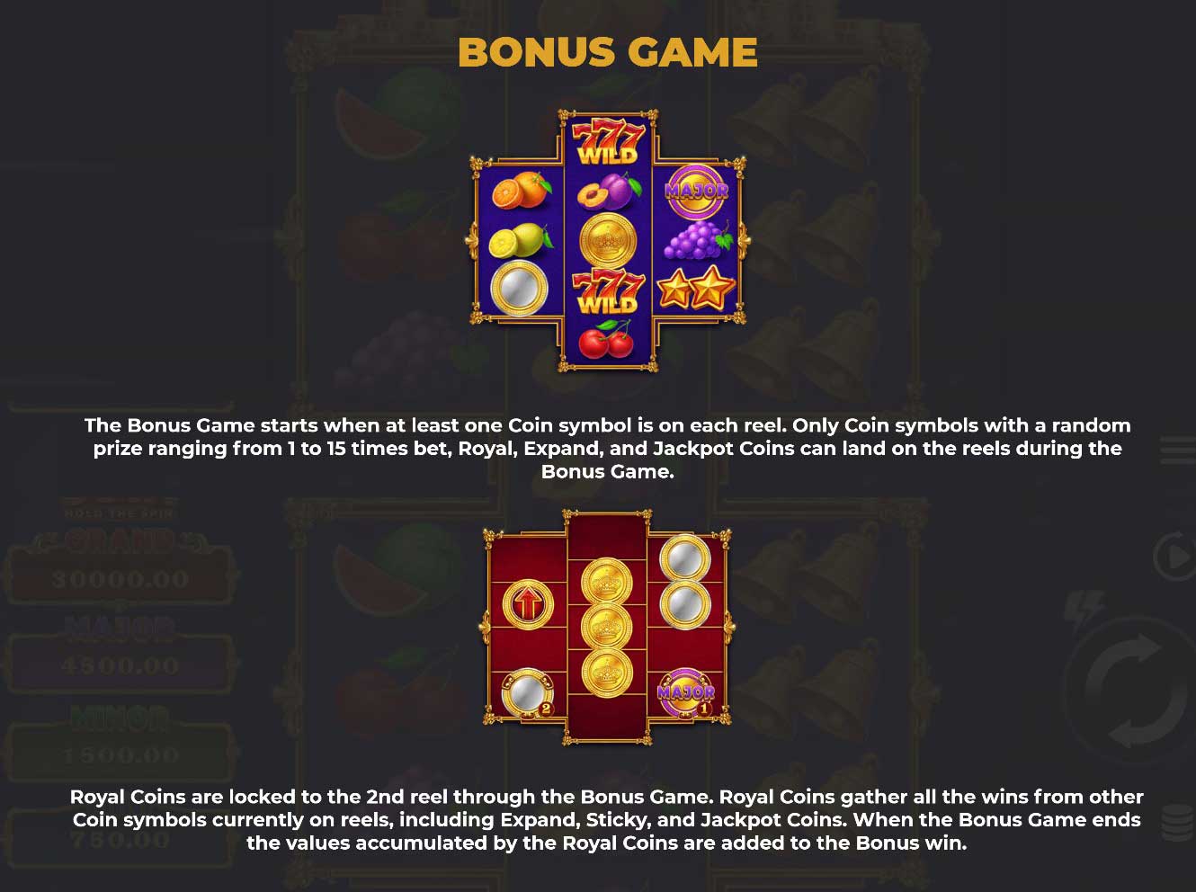 Sticky Coin slot bonus game